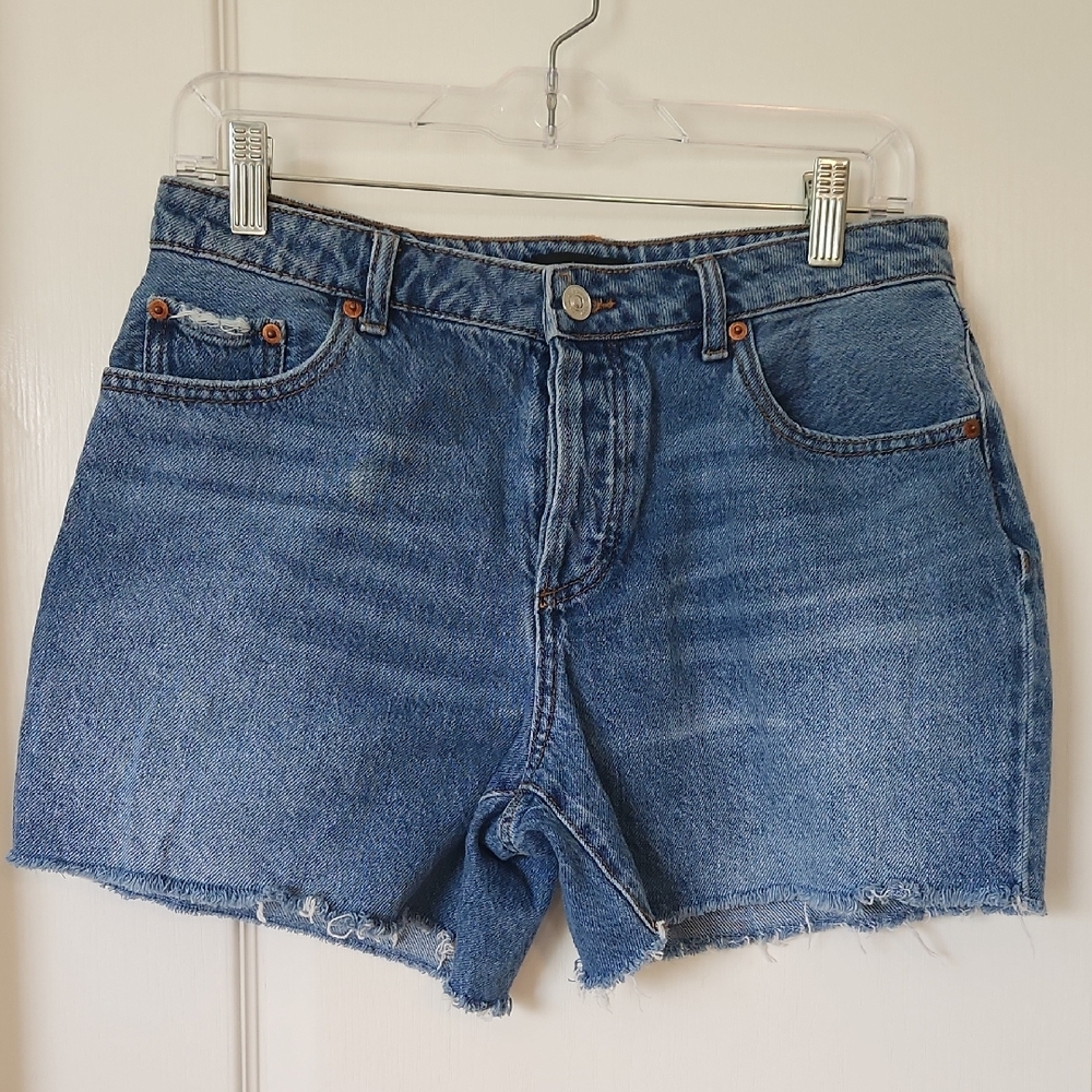House Of Harlow 1960 Midi Mom Jean Shorts